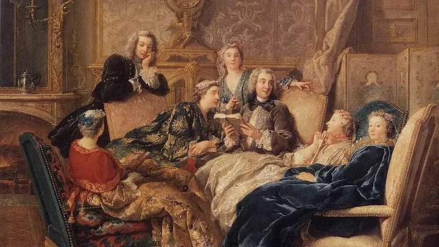 "La Lectura de Molière" de De Troy